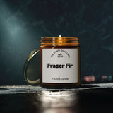 Fraser Fir Scented Candle, Coconut Apricot Wax, 9oz