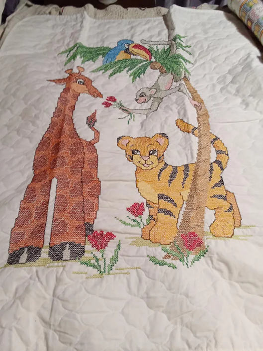 Jungle Buddies Baby Quilt