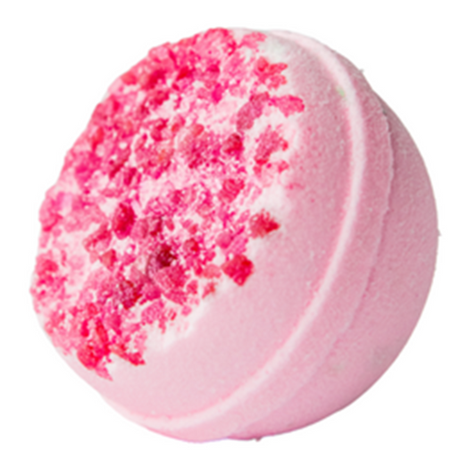 Rose Quartz Crystal Geode Bath Bomb, 5 oz