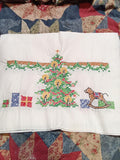 Christmas Tree With Presents Table Runner