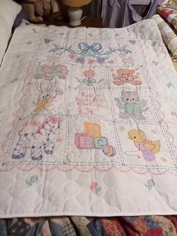 Babies Are Life's Treasure Baby Quilt