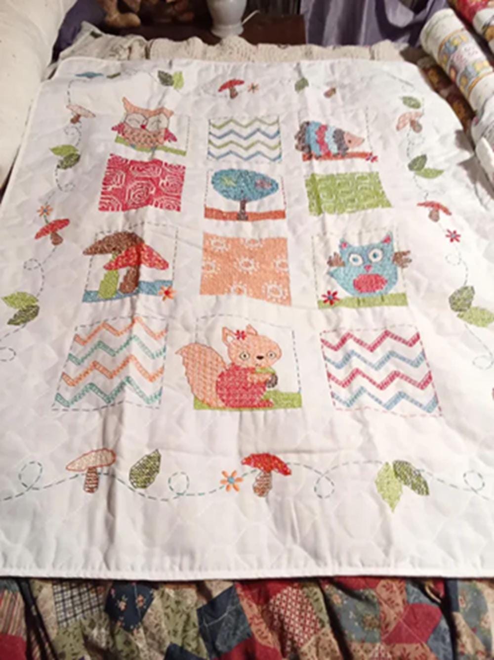 Woodland Friends Baby Quilt