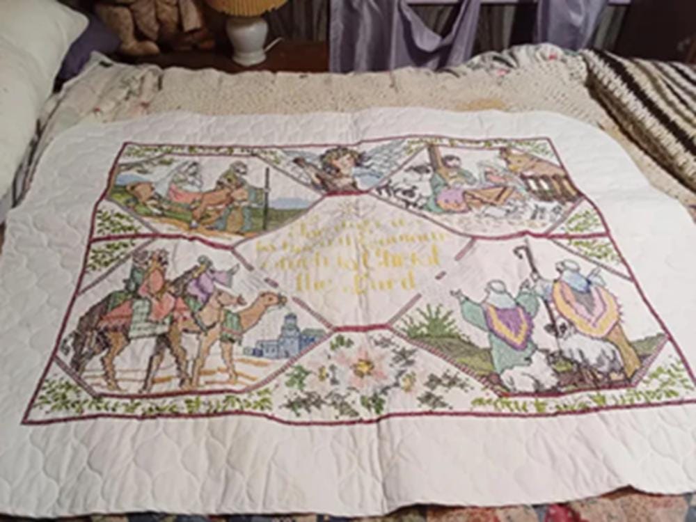 Star of Wonder Baby Quilt or Wall Hanging