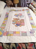 Balloon Bears Baby Quilt