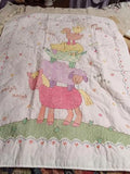 Old McDonald's Farm Animals Baby Quilt
