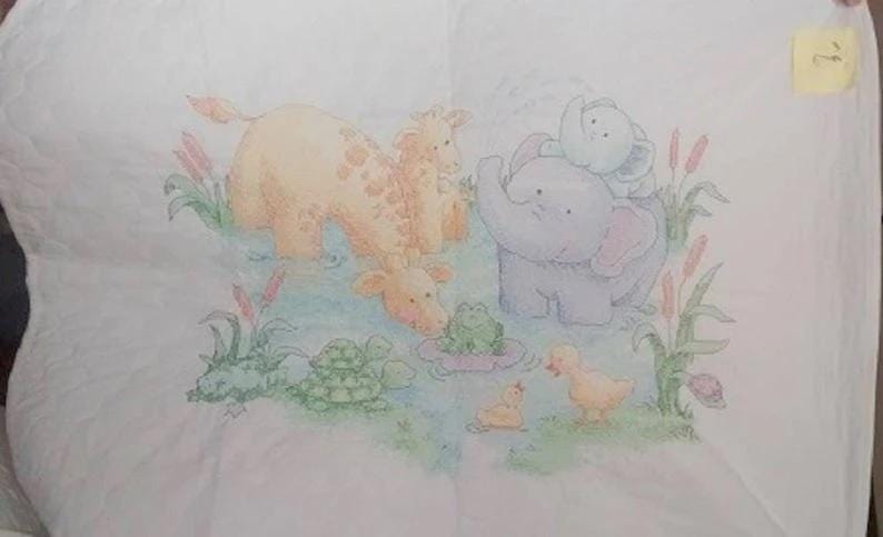 Jungle Pond Baby Quilt